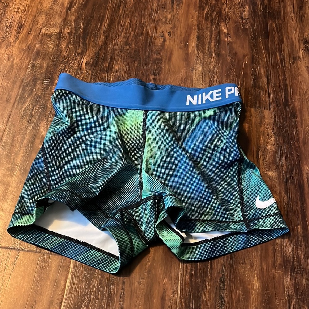 blue, green
